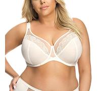Gorsenia Femmes Soutien-Gorge Non-Rembourré Brodé K441 Luisse, Beige Clair,115E