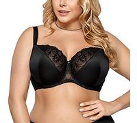 Gorsenia Femmes Soutien-Gorge Non-Rembourré K425 Casablanca, Noir,110E