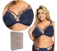 Gorsenia K441 Luisse bleu marine 95J Soutien-gorge souple
