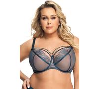 Gorsenia Femme Soutien-Gorge Non-Rembourré Tulle K496 Paradise, Vert,90G