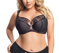 Gorsenia Soutien-Gorge Semi-Rembourré Élégant K647 Alicante, Noir,100B