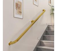 Gorssen 180cm Support de Rampe escalier Main Courante d'escalier | Balustrade Garde Corps escaliers poignée terrasse pour intérieur et extérieur | Rambarde Support