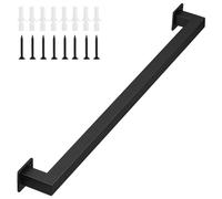 Gorssen 30cm Main Courante,Main Courante pour escalier Noir,Rampe d'escalier,Rampe escalier de Barre de Garde de rétro de Tuyau de Fer de Vent Industriel,pour Les escaliers,Les Murs,loft,Couloir