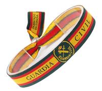 GOS Best Supplies Guardia Civil Bracelet en tissu de la Garde civile espagnole pour homme et femme unisexe avec motif blason et drapeau, taille unique,