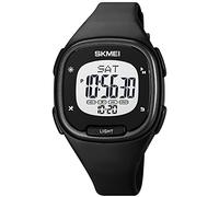 Gosasa Montres de sport militaires pour hommes en forme d'avion numérique avec lumière LED étanche, F - Noir., Sangle