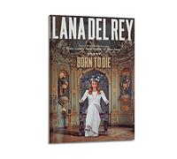 GOSER Lana Del Rey Poster sur toile « Born To Die » vintage pour chambre à coucher et salon 40 x 60 cm
