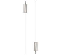 Gosera 2 Pcs DC 3.5V 7mm x 16mm Cylindre Mini moteur sans noyau pour modele d'avion jouet