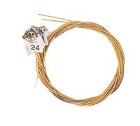 Gosera 24 Cordes de Rechange en MéTal pour Harpe Lyre, Nouvelles Cordes de Rechange, plus Lumineuses et plus Durables, 24 Cordes