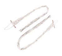 Gosera 2PCS Porte-Chapeaux Macramé Boho Tringle à Chapeaux Cowboy Rangement de Chapeaux de Porte Organisateur de Chapeaux 170cm