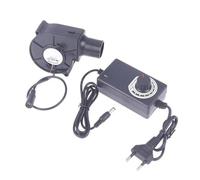 Gosera 7530 Ventilateur de Fusion en Métal Portable, Ventilateur de Refroidissement D'Air Radial Centrifuge 2500R, pour Barbecue, Refroidissement au Charbon de Bois, Prise Ue