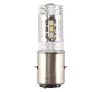 Gosera 80W BA20D H6 Blanc 16 LED Moto Moto/Mobylette/ATV ampoule de phare
