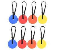Gosera 8PCS Plaque Cible D'Entraînement au Football Plaque D'Entraînement au Football Aides à la Pratique du Football Objectif de But de Soccer, Ensemble D'Entraînement avec Sangles Réglables