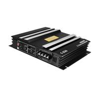 Gosera Amplificateur de Voiture en Alliage D'Aluminium Noir Haute Puissance Amplificateur de Puissance Audio Stéréo de Voiture C-236 3800W 2 Canaux pour Caisson de Basses de Voiture