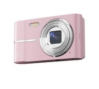 Gosera Appareil Photo Numérique Rétro 2,4 Pouces 4K HD Petite Mini Caméra CMOS Portable 50MP Zoom 16x Enregistreur Vidéo Caméra Installation Facile Facile à Utiliser Rose