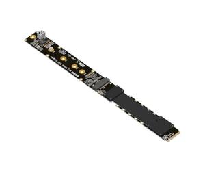 Gosera Câble D'Extension SSD M.2 NVMe Key M PCIe 5.0 X4 Gen5 128G/, FFC à Haute Vitesse Ultra-Souple de 50 Cm, Faible Perte