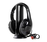 Gosera Casque Radio sans avec Base éMetteur 5 en 1 TV TV Casque sans pour Ordinateur Mh2001