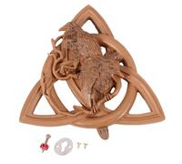 Gosera Dieux PaïEns Nordiques Sculpture PaïEnne Rune Nordique RéSine Tenture Murale DéCor Jardin Cour DéCoration Statues Porte Pendentif Suspendu