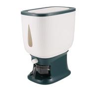Gosera Distributeur de Riz Automatique 10Kg avec Tasse de RinçAge Distributeur de Riz Intelligent Stockage de Riz Seau de Riz Domestique BoîTe de Riz-A