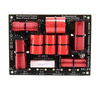 Gosera Diviseur de Croisement 400W 3 Voies HiFi Tweeter Woofer Croisement des Haut-Parleurs 1250H/5000HZ avec Protection Contre Les Aigus