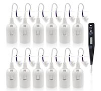 Gosera Douille de Lampe E27 12 Pièces Douille de Chantier avec Câble Douille E27 Douille de Chantier avec Testeur de Tension Pièces de Rechange