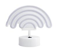 Gosera Enseigne au Arc-en-Ciel, Lampe LED Arc-en-Ciel, Veilleuse, Enseigne au à Piles/USB, Décoration de Chambre Arc-en-Ciel