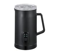 Gosera Mousseur à Lait Électrique 4 en 1 400 W 590 ML Mousseur à Lait Chaud et Froid Fonctionnement Silencieux Cuiseur Vapeur à Lait en Acier Inoxydable Une Prise UE