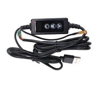 Gosera Nouveau USB Mini Thermostat Commutateur LED ContrôLe NuméRique ContrôLeur de TempéRature ThermomèTre ThermoréGulateur DC 5-24V 12V