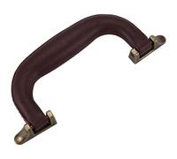 Gosera PoignéE de Caisse de Chariot de BoîTe à Outils de Bagage de BoîTe à Instruments de Musique de Guitare en Cuir Marron