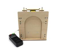 Gosera Porte d'ascenseur en Bois N ° 1 Kit de Porte éLectrique de ModèLe de Garage de Maison Auto-FabriquéE DIY Technology Toy
