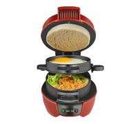 Gosera Presse à Hamburger Hamburger Patty Maker Antiadhésif Multifonction Hamburger Omelette Steak Déjeuner Sandwich Machine Prise UE Facile à Installer Facile à Utiliser