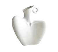 Gosera Vase à Fleurs en Forme de Corps Féminin en Céramique pour la Décoration Intérieure