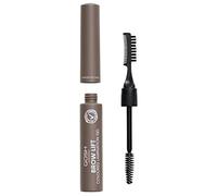GOSH Brow Lift Lamination Gel à sourcils avec couleur, gel de fixation végétalien pour un coiffage rapide et impeccable des sourcils, avec effet salon, sans parfum et durable, convient aux personnes