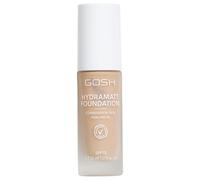 GOSH Fond de teint avec SPF 15 pour peaux claires et foncées, vegan I Maquillage matifiant pour peaux sèches, sensibles et grasses I Résistant à l'essuyage et à la transpiration, sans huile I Pouvoir