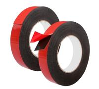 GOSHIES Lot de 2 rouleaux de ruban adhésif double face - 10 m x 25 mm - Extra fort - Double face - Étanche - Multifonctionnel