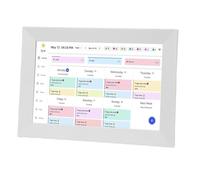 Goshyda 10.1 dans Wall Planner Calendrier Numérique Tableau des Corvées, écran Tactile Intelligent pour les Horaires de la Famille, Cadre Photo électronique avec 32 Go, App Control (EU)