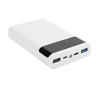 Goshyda ABS 4X Boîtier de Batterie à Charge Rapide Portable DIY, Kit de Boîtier de Banque d'alimentation Réutilisable sans Soudure, d'alimentation Mobile avec Charge Rapide QC3.0 PD3.0 pour Les