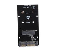 Goshyda Adaptateur MSATA vers III 6 Gbit/s, Carte Adaptateur SSD à Transfert Rapide, Interface de Stockage de Masse PCB avec Interface pour Ordinateur de Bureau SSD