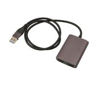 Goshyda Adaptateur USB vers Double HD, Sortie 1080P 60 Hz Double Interface Type C vers Adaptateur Vidéo HD pour PC Portable Bureau, Mode Miroir, adapté pour Win, pour OS X