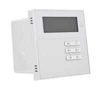 Goshyda Amplificateur de Musique Mural Bluetooth 5.3 - 40 , Prise en Charge Multiformat, Conception Peu Encombrante avec Télécommande sans Fil pour un Usage au café et à la Maison