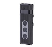 Goshyda Amplificateur de Son avec Casque Filaire, Suppression du Bruit, Dispositif D'amélioration de la Voix, Prise en Charge de L'élimination des Commentaires, Contrôle du Volume, (Black)