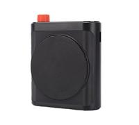 Goshyda Amplificateur Vocal de Puissance 15 W avec 2 Micros Lavalier, Ensemble de Microphones Lavalier Magnétiques sans Fil Bluetooth pour la Formation des Réunions des Enseignants (BLACK)