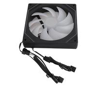 Goshyda ARGB Ventilateur de Châssis, 650 à 1850 TR/Min, Ventilateur de Refroidissement Silencieux pour Refroidisseurs de Processeur, Refroidisseurs d'eau, Boîtiers D'ordinateur, Prise en