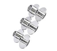 Goshyda Bagues de Guidage de Gabarit de Routeur, Ensemble de 6 Pièces Interchangeables en Acier Inoxydable pour le Travail du Bois, Guide de Coupe de 10 à 20 Mm pour une Duplication de Motif de