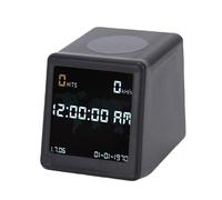 Goshyda Bitcoin Lottery Miner, Machine D'extraction de Hashrate 1060KHs avec WiFi Bluetooth pour Extraire Efficacement Bitcoin, écran 1,54 Pouces, Prise en Charge du Mode Horloge de (Black)