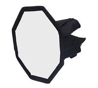 Goshyda Boîte à Lumière Octogonale pour Appareil Photo 20 Cm, Diffuseur de Lumière Flash Pliable en Nylon pour la Photographie, Boîte à à Diffusion Uniforme de la avec Sac de Rangement, Bandes