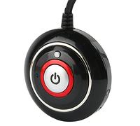 Goshyda Bouton de Commutation d'alimentation pour PC de Bureau, Matériau ABS, Interrupteur de Bureau Pratique, Remplacement, Taille, Installation Facile pour la (2 USB)