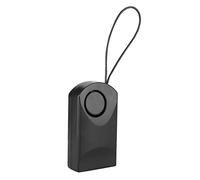 Goshyda Bouton de Porte Fort D'alarme de sécurité de Capteur Tactile sans Fil de 120db pour Le Bureau D'usine Familial Noir 3.9x2.1x1.0in