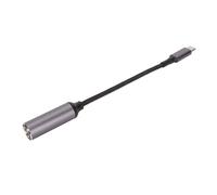 Goshyda Câble 100 W DC6330 vers USB Type C, PD 5 V/9 V 1,5 A, 20 V 5 A, Alliage D'aluminium, Nylon, pour Tablettes, Ordinateurs Portables, Téléphones Intelligents, avec Entrée Femelle DC