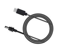 Goshyda Câble d'Alimentation CC Satellite Rectangulaire, Câble de Remplacement USB C vers DC 100 W 2 M/6,5 Pieds, Alimentation PD 18 AWG pour Mini Antenne Parabolique Rectangulaire