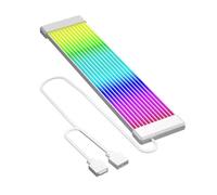 Goshyda Câble de Manchon D'extension ARGB, Couvercle D'extension d'alimentation ARGB Flexible 5V 3 Broches pour Carte Graphique de Carte Mère (X12 Wide (pour câble 24 Broches ou 3x8))